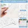 25er Sashiko Schablonen Set Stickschablonen Quilt Produktbild-Vorschau 2