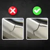 A comparison of a cracked car bumper before and after repair, with red cross and green checkmark icons. Produktbild-Vorschau