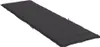 A single black sun lounger cushion laid out on a white background. Produktbild-Vorschau