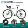ROCKBROS 2 pezzi Parafango per bicicletta con sgancio Anteprima dell’immagine prodotto 6