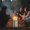 Přenosný ohniště z nerezové oceli pro bezdýmné hoření, mini Náhled obrázku produktu 8