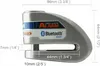Bremsscheibenschloss Bluetooth® Xena XX10 120db Warnalarm Produktbild-Vorschau 3