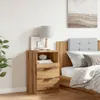 vidaXL Nachttisch Artisan-Eiche 40x36x65 cm Holzwerkstoff Produktbild-Vorschau 4
