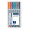 STAEDTLER Folienstift Lumocolor F nonperm 6St Náhľad obrázku produktu 10