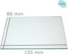 Ersatzglas für Grablaterne | Grablicht - Klarglas - nach Produktbild-Vorschau 1