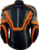Roleff RO16012 Motorradjacke – Schwarz/Neon-Orange, Produktbild-Vorschau 4