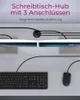 ICY BOX IB-HUB1404A, Tisch-Hub, 2x Type-A, 1x Type-C, 1x Produktbild-Vorschau 10