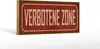 Holzschild Spruch 27x10cm verbotene Zone Produktbild-Vorschau 2