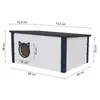 QLS Casetta per gatti in legno isolata 73×52×38 cm con Anteprima dell’immagine prodotto 10