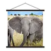 MuchoWow® Textilposter Elefant - Tiere - Gras - Natur Produktbild-Vorschau 1