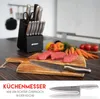 ALPINA Messerblock-Set, 15-teilig, Edelstahl, schwarz Produktbild-Vorschau 7