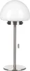 BELIANI Tischlampe Silber Metallsockel, Glasschirm, Produktbild-Vorschau 1