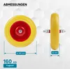 Wiltec ruota inPoliuretanoantiforatura 4.00-8 100 x 400 mm Anteprima dell’immagine prodotto 4