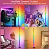 2pcs Lampadaire LED 120cm RGB avec 16 millions de Voir les images du produit 2
