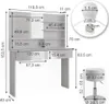 Schminktisch Vicco Azur Weiß 120 cm mit Spiegelregal, Produktbild-Vorschau 3
