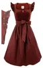 Dirndl Ansfelden 70cm Länge henna 38 Produktbild-Vorschau 3