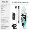 tectake® Stand-Up Paddle Board 2in1, aus Drop-Stitch Produktbild-Vorschau 5
