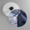 Wanduhr - Rund - Glasuhr - Boot Ozean Reise Yacht - 30x30cm Produktbild-Vorschau 2