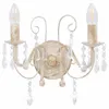 vidaXL Wandlamp met parelmoerdetails, antiek wit, 2x E14 Productafbeelding-voorbeeld 2