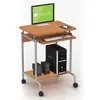 Scrivania mobile per computer Techly 600x450 faggio Anteprima dell’immagine prodotto 4