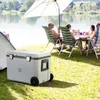 Brisby Kühlbox 45 l – Mobil – 4 Kühlelemente – Mobil – Weiß Produktbild-Vorschau 8