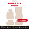 DURBAN Beige Velours-Fußmatten-Set für BMW 6 F12 Cabrio Produktbild-Vorschau 17