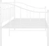 vidaXL Schlafsofa Bettgestell Weiß Metall 90x200 cm Produktbild-Vorschau 5