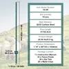 SKYSHALO 5ft T-stĺpiky, sada 10, odolné oceľové záhradné Náhľad obrázku produktu 7