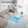 Tischventilator, leiser Ventilator mit 100° Oszillation & Produktbild-Vorschau 4