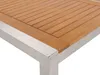 BELIANI Gartentisch Eukalyptusholz Edelstahl 220 x 100 cm Produktbild-Vorschau 8