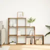vidaXL Raumteiler-Bücherregal 3 Stufen Artisan-Eiche Produktbild-Vorschau 3