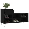 vidaXL Schuhregal Schwarz 102x36x60 cm Holzwerkstoff Produktbild-Vorschau 4