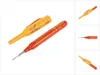 A red and yellow marker with a telescopic tip and its yellow cap are displayed on a white background. Produktbild-Vorschau