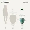 Záhradný kvetináč keramický Provencelia COCOON, glazovaný, Náhľad obrázku produktu 6