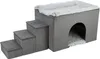 TRIXIE Höhle Harvey mit Treppe - grau/weiß-schwarz - 154 × Produktbild-Vorschau 1