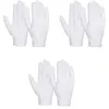 Baumwollhandschuhe Weiß 3 Paar, Weiße Baumwollhandschuhe Produktbild-Vorschau 2
