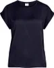 VILA Satin Blusen T-Shirt Kurzarm Basic Glänzendes Oberteil Produktbild-Vorschau 11
