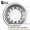 TruckKing Radkappe 22,5"x9" Edelstahl Radzierblende Produktbild-Vorschau 8