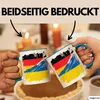 Ukraine Deutschland Flagge Halb Deutscher Halb Ukrainer Produktbild-Vorschau 2