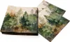 Ambiente ubrousek jedlový les akvarel 33x33 cm - dekorace Náhled obrázku produktu 4