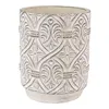 Clayre & Eef Blumentopf Ø 14x18 cm Grau Stein Produktbild-Vorschau 1