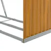 vidaXL Rifugio per legna da ardere effetto legno 120x45x140 Anteprima dell’immagine prodotto 7