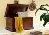 MASSIVMOEBEL24 | Coffre 90x50 Acacia laqué Nougat OXFORD Voir les images du produit 2