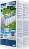The image shows the packaging of a Bestway Power Steel frame pool, with a picture of a family enjoying the pool on the front. Produktbild-Vorschau