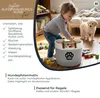 HMF Aufbewahrungskorb mit Holzgriffen, Korb aus Baumwolle Produktbild-Vorschau 3