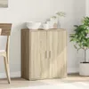 vidaXL Příborník Sonoma dub 79x38x80 cm Materiál na bázi Náhled obrázku produktu 3