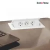 KOTARBAU® Multiprise escamotable 3x Aluminium Rallonge de Voir les images du produit 7