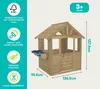 Zwerkules Cubby Kinder Spielhaus für den Garten inkl. Produktbild-Vorschau 2