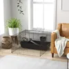 Klec pro drobná zvířata PawHut s napáječkou, miskou na Náhled obrázku produktu 11