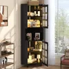 Flieks Eck-Schrank mit LED-Beleuchtung, Multifunktionale Produktbild-Vorschau 5